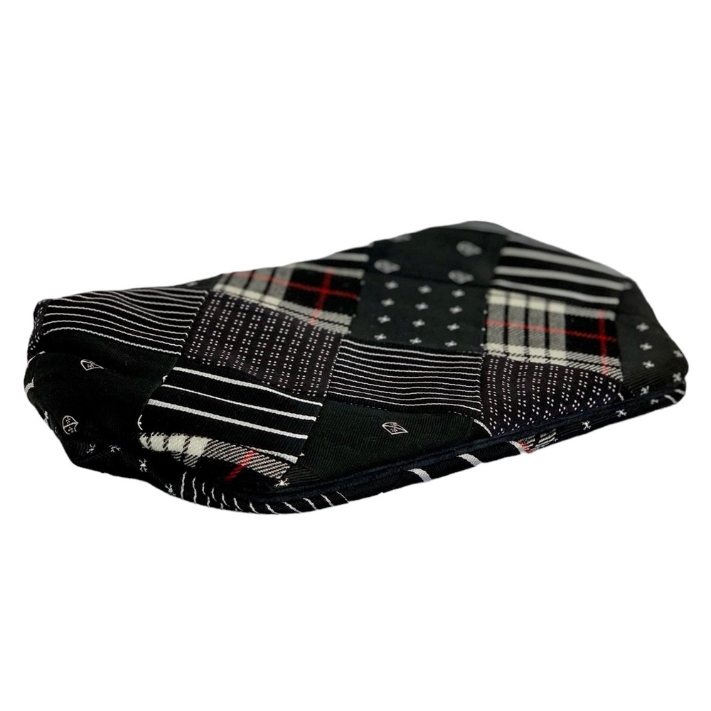 J. Crew Silk & Wool Patchwork Tie Clutch Bag NWT - Picture 5 of 9